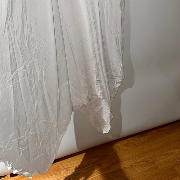 ELAN White Rope Waist Lighweight Sleeveless Loose Fit Dress Large - Picture 5 of 5